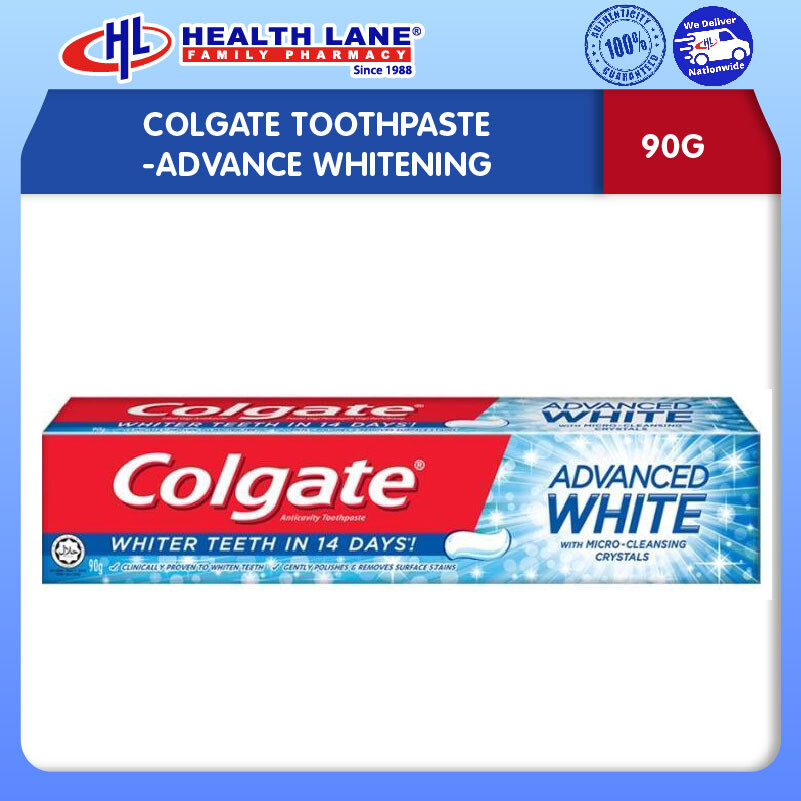 COLGATE TOOTHPASTE -ADVANCE WHITENING 90G